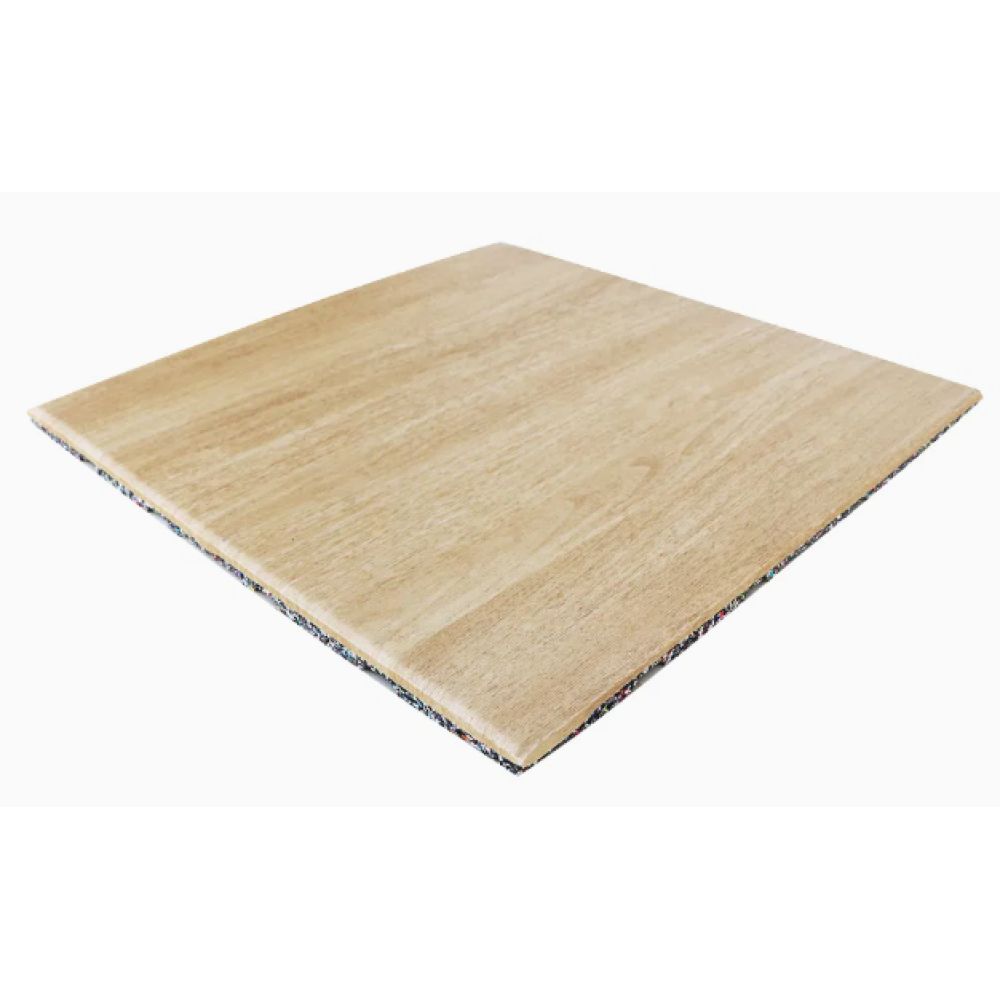 Wood grain rubber floor Mat 1000*1000*20mm