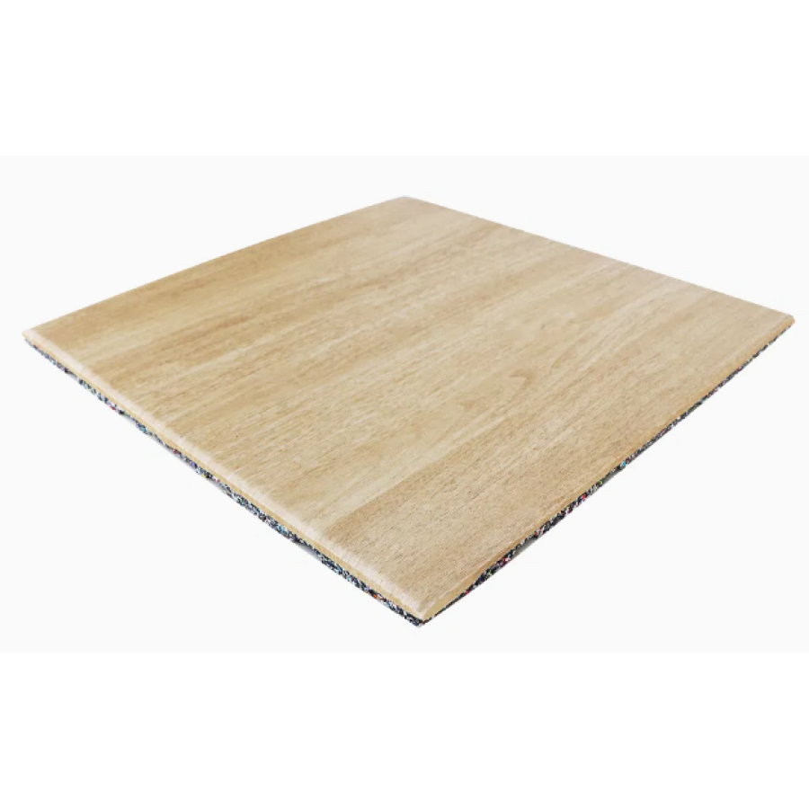 Wood grain rubber floor Mat 1000*1000*20mm