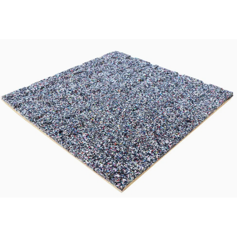 Wood grain rubber floor Mat 1000*1000*20mm