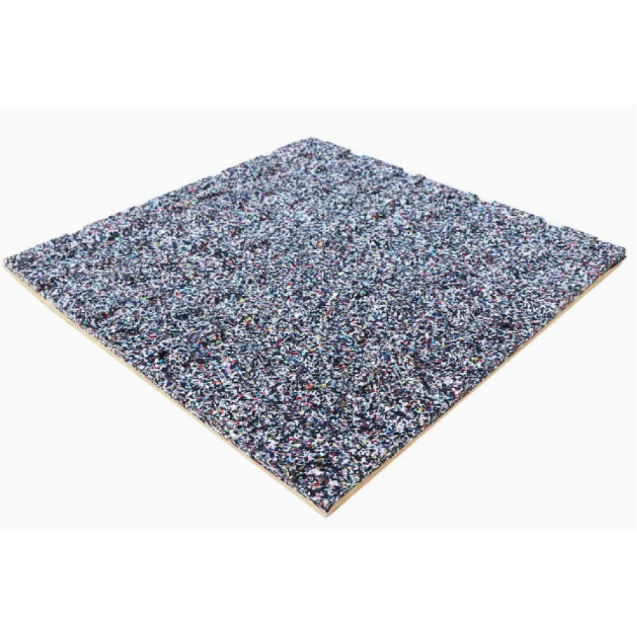 Wood grain rubber floor Mat 1000*1000*20mm