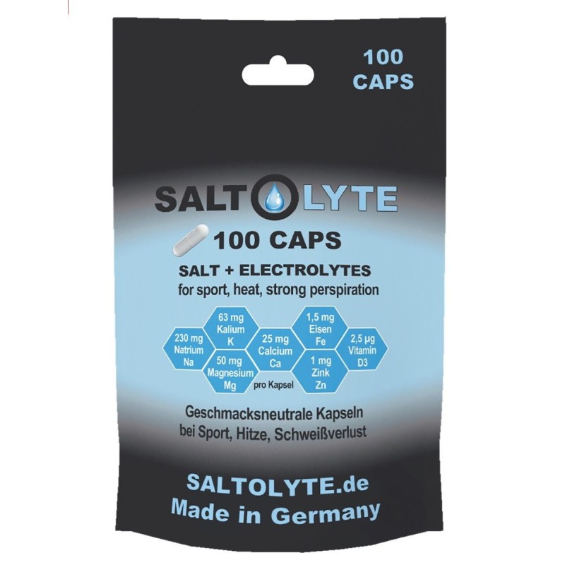SALTOLYTE 100 CAPSULES (SALT & ELECTROLYTES)