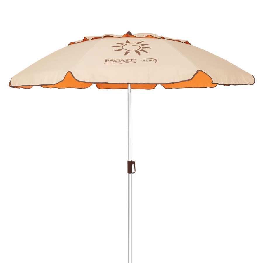 Ομπρέλα Παραλίας Αλουμινίου Escape 2,2m PE 180g UPF50+ Πορτοκαλί