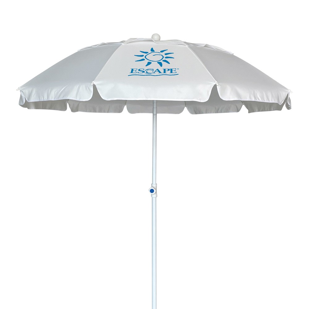 Ομπρέλα Παραλίας Escape 2m 10 Ακτίνες Λευκό