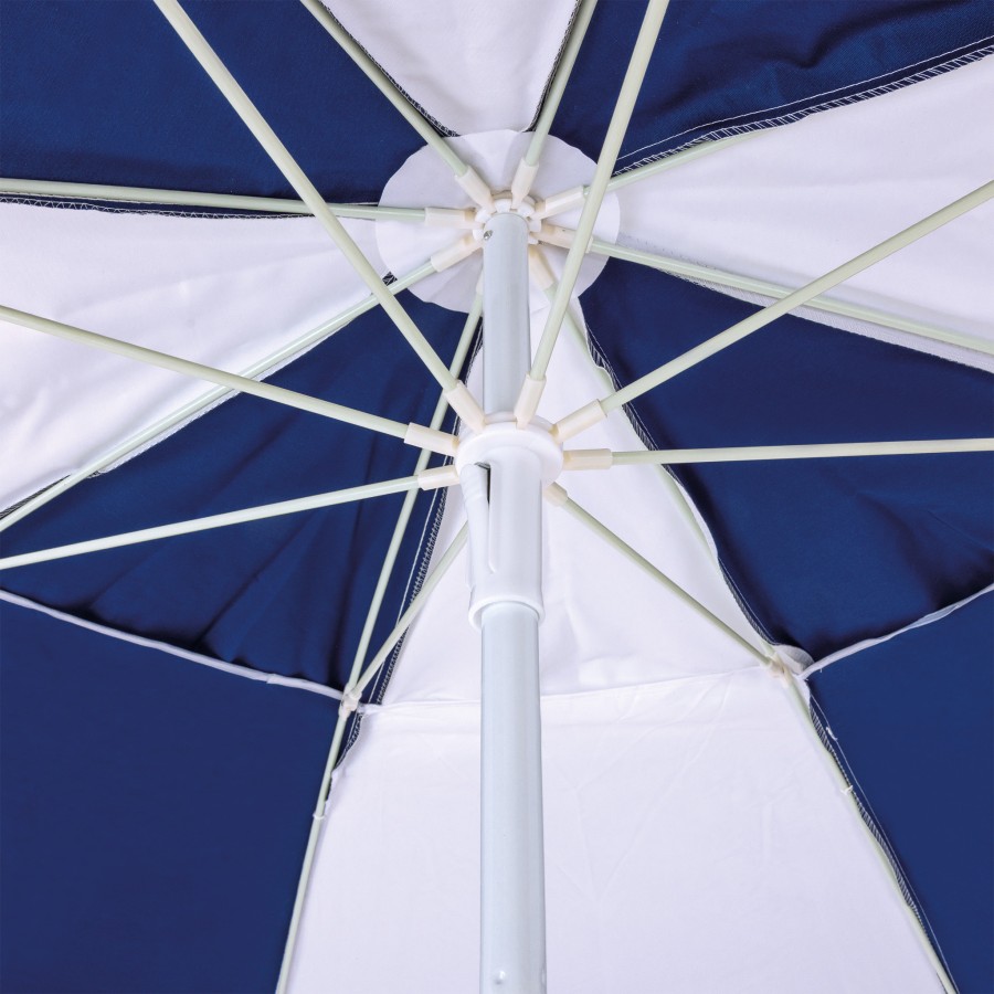Ομπρέλα Παραλίας Escape 2m 8 Ακτίνες μπλε/λευκό