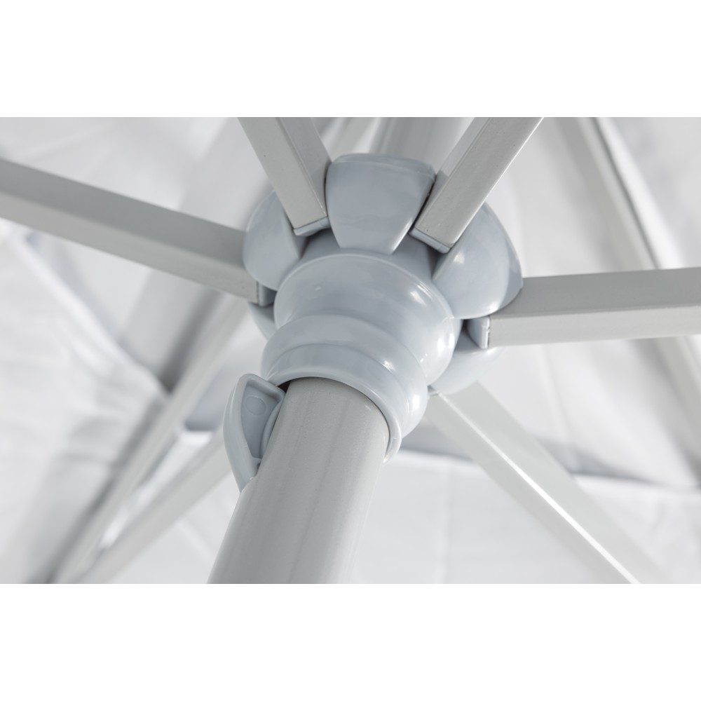 Ομπρέλα Παραλίας/Κήπου Escape 2.4m 6 Ακτίνες Silver Grey