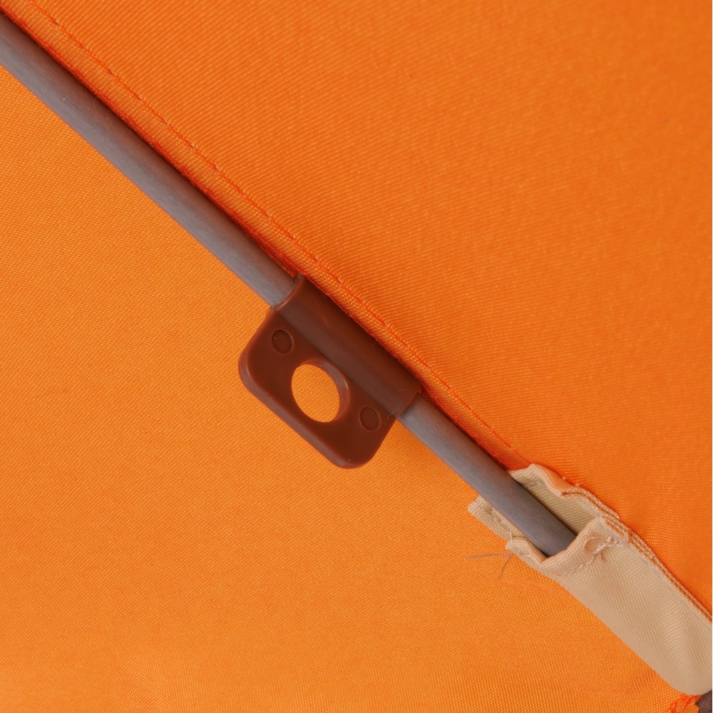 Ομπρέλα Παραλίας Αλουμινίου Escape 2m PE 180gsm UPF 50+Πορτοκαλί