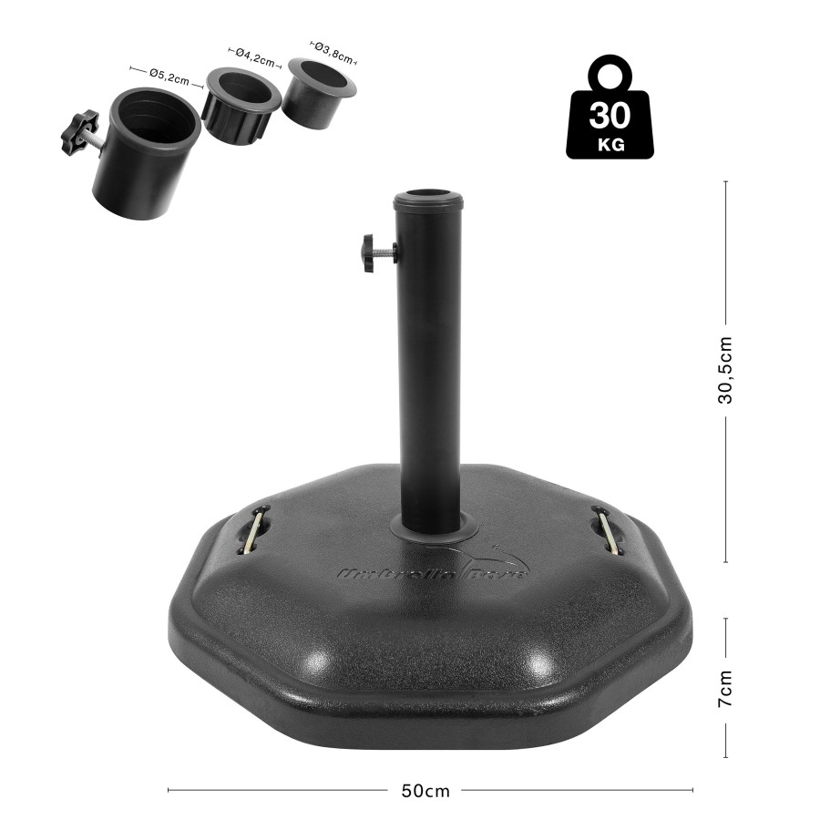 Βάση Ομπρέλας Οκτάγωνη Τσιμεντένια 30Kg