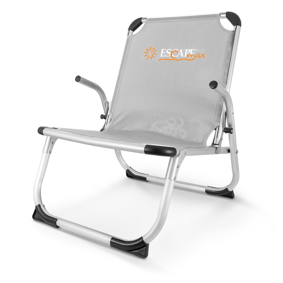 Καρεκλάκι Παραλίας ESCAPE Max Άσπρο/Γκρι
