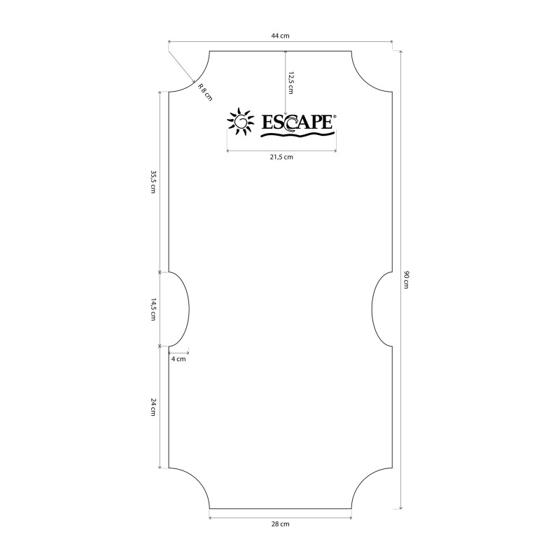 Ανταλλακτικό Ύφασμα Escape High Back / Escape Plus Μπλε