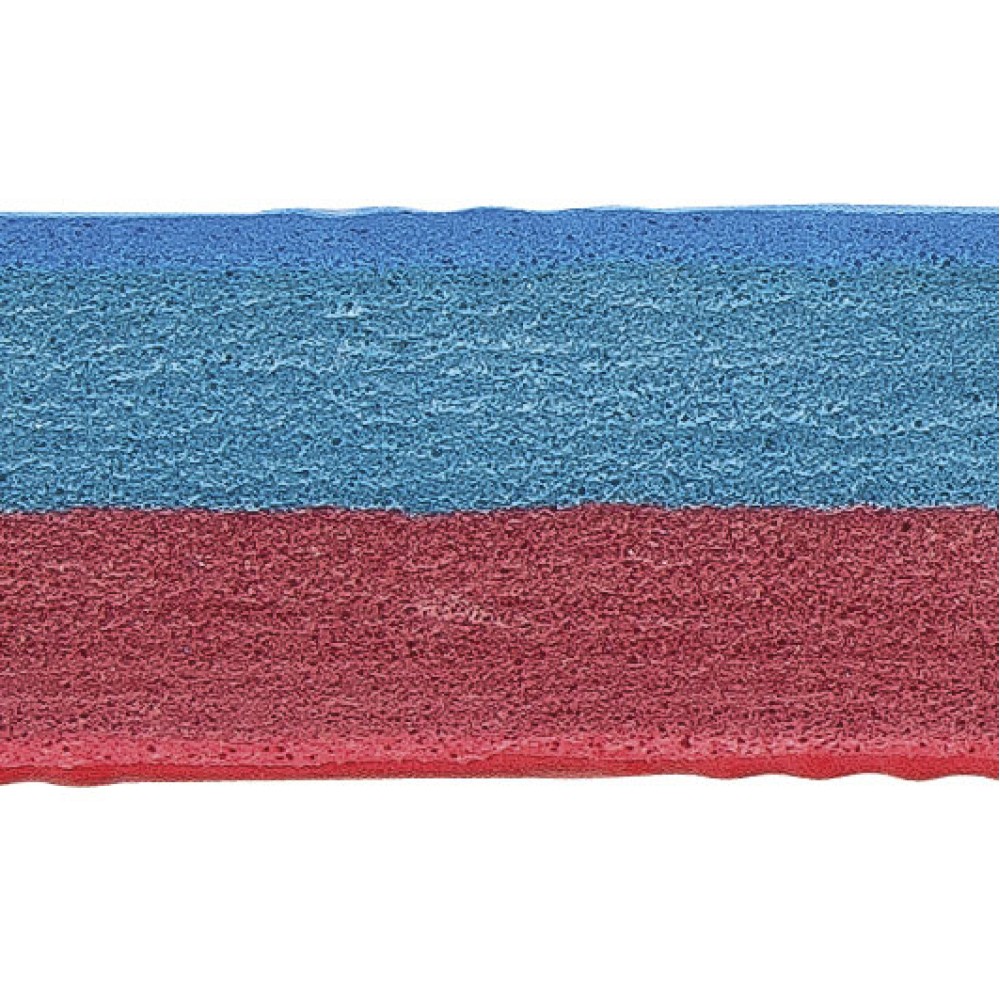 Δάπεδο Προστασίας EVA Διαμάντι 100x100cm 2,5cm Κόκκινο-Μπλε