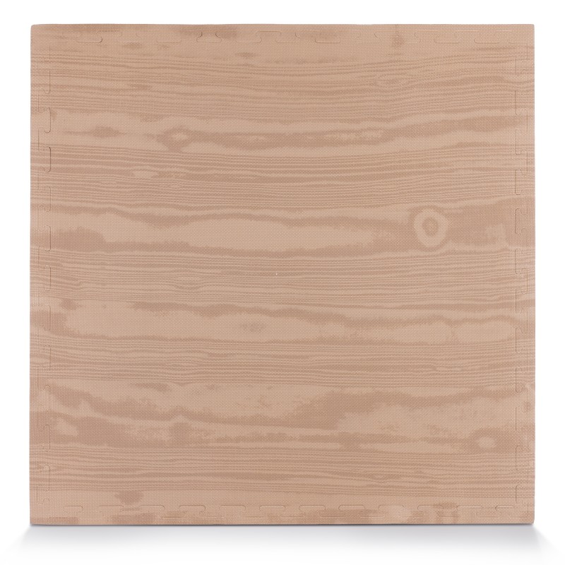 Δάπεδο Προστασίας Puzzle EVA 100x100x2 cm – Ξύλο / Γκρι