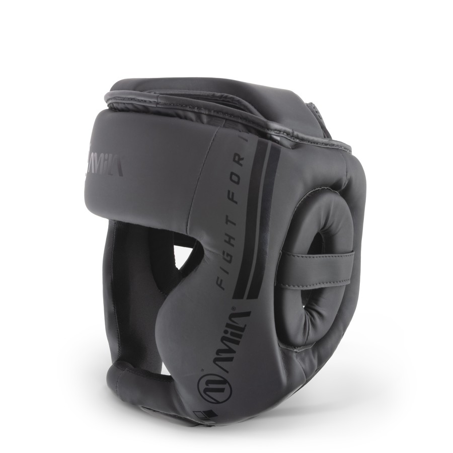 Προστατευτική Κάσκα Πυγμαχίας KAOS S - Μαύρο