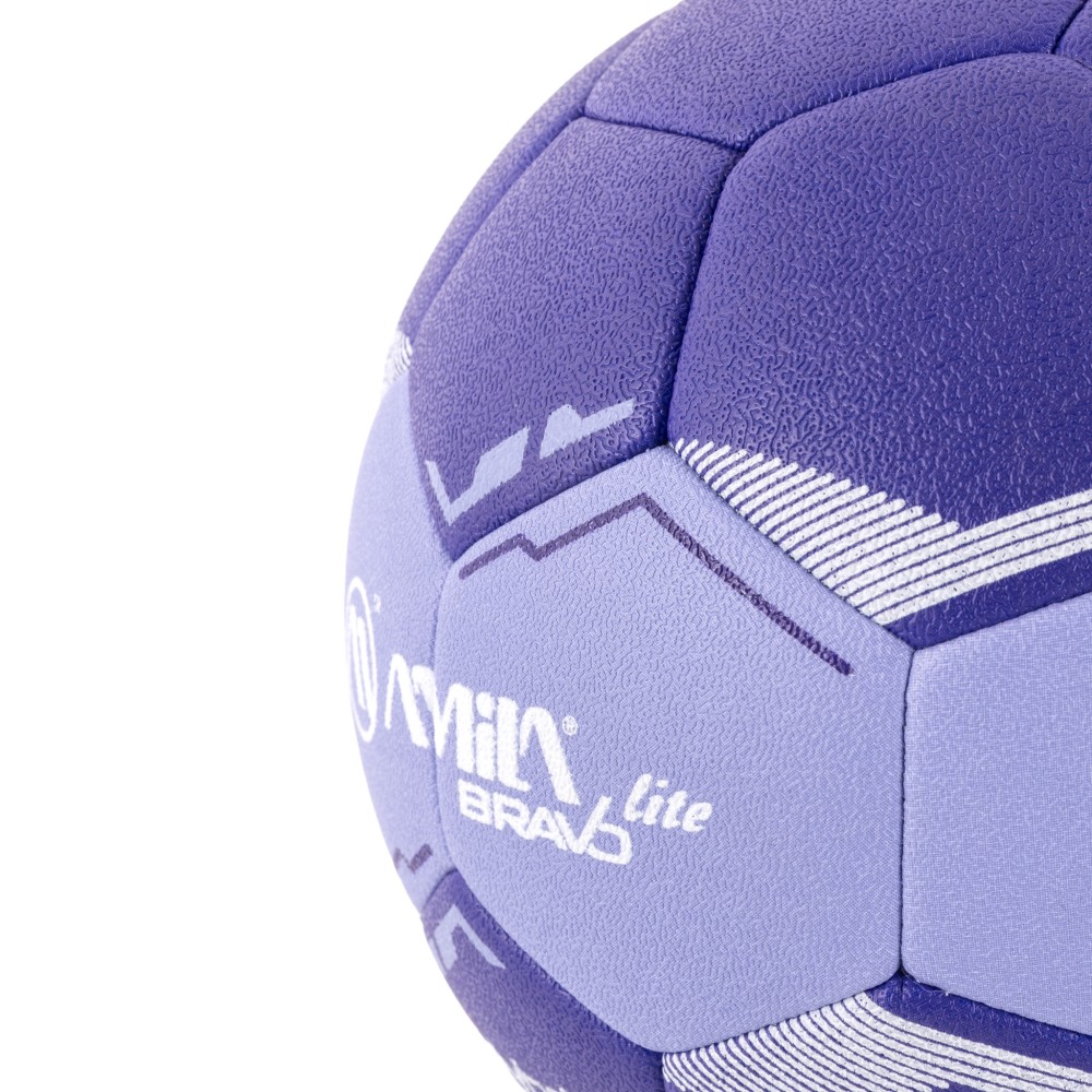 Μπάλα Handball Bravo Lite Νο1 - Μωβ / Βιολετί / Λευκό