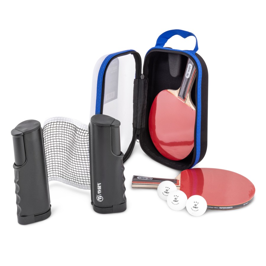 Σετ Ping Pong ΑΜΙΛΑ (2 ρακέτες + 3 μπαλάκια + Δίχτυ)