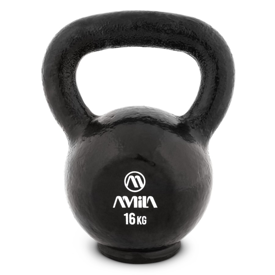 AMILA Kettlebell Cast Iron Rubber Base 16Kg