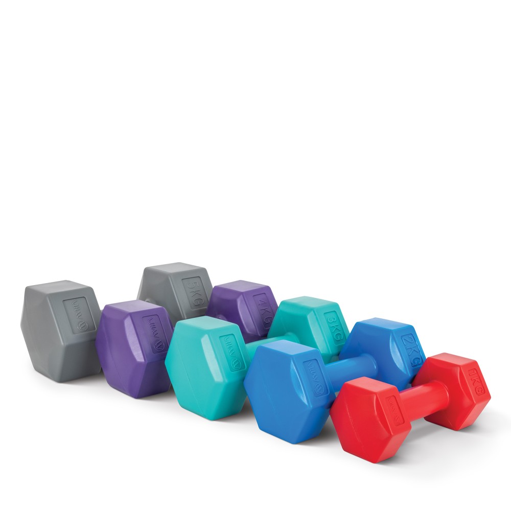 Αλτήρας Εξάγωνος Plastic Series 2,00Kg (Ζευγάρι)