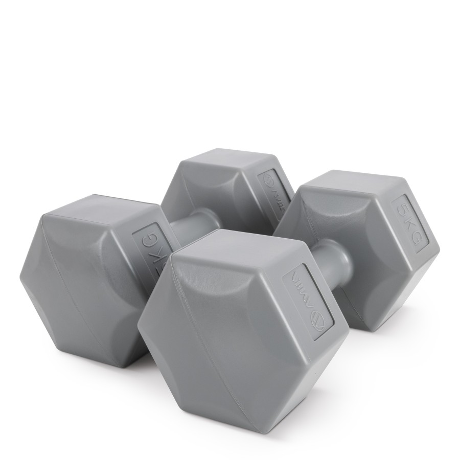 Αλτήρας Εξάγωνος Plastic Series 5,00Kg (Ζευγάρι)