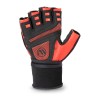 Γάντια Άρσης Βαρών AMILA Δέρμα Amara Κόκκινο/Μαύρο L