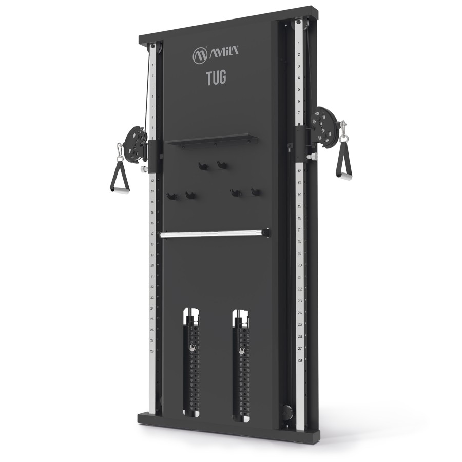 Επιτοίχια Διπλή Τροχαλία Dap Machine Tug