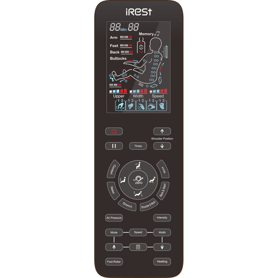 Πολυθρόνα Μασάζ AMILA SL-A305 Μαύρη/Γκρι