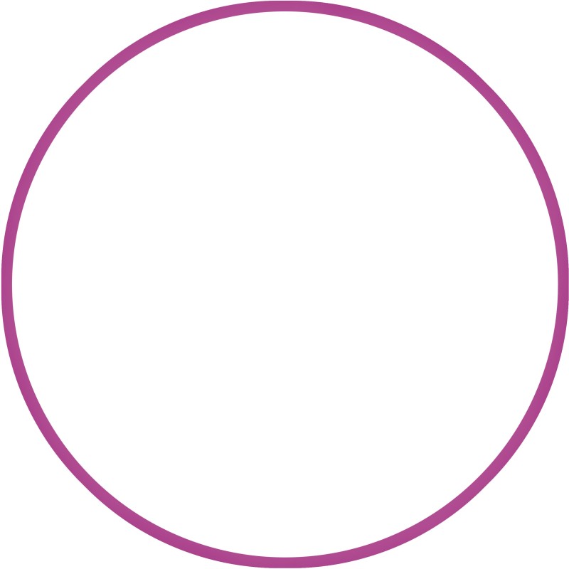 Χούλα-Χουπ 70cm - Φ19mm - 260gr, Φούξια