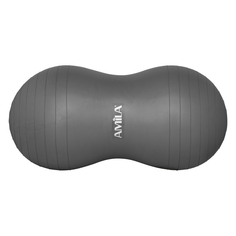 Μπάλα Γυμναστικής AMILA GYMBALL Peanut 50cm Μαύρη