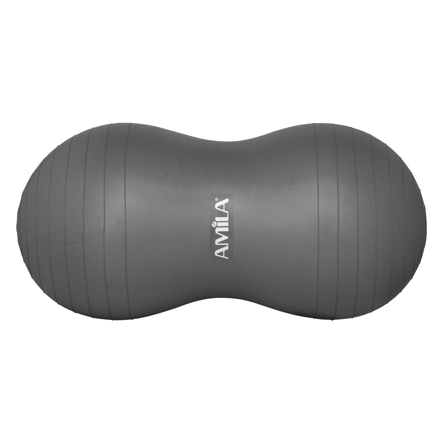 Μπάλα Γυμναστικής AMILA GYMBALL Peanut 50cm Μαύρη