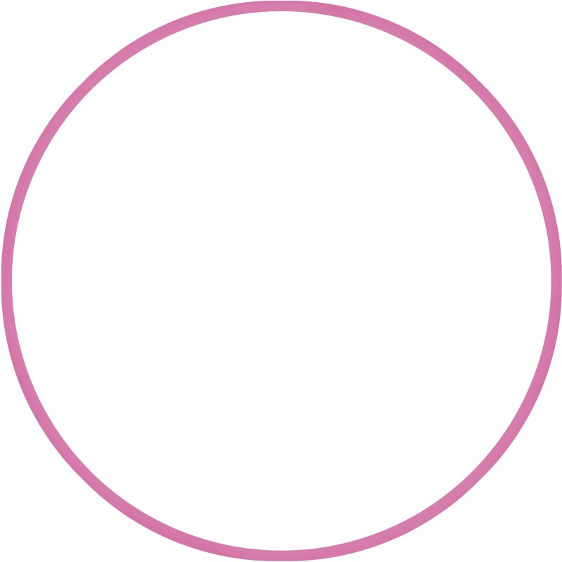 Χούλα-Χουπ 70cm - Φ19mm - 260gr, Ροζ