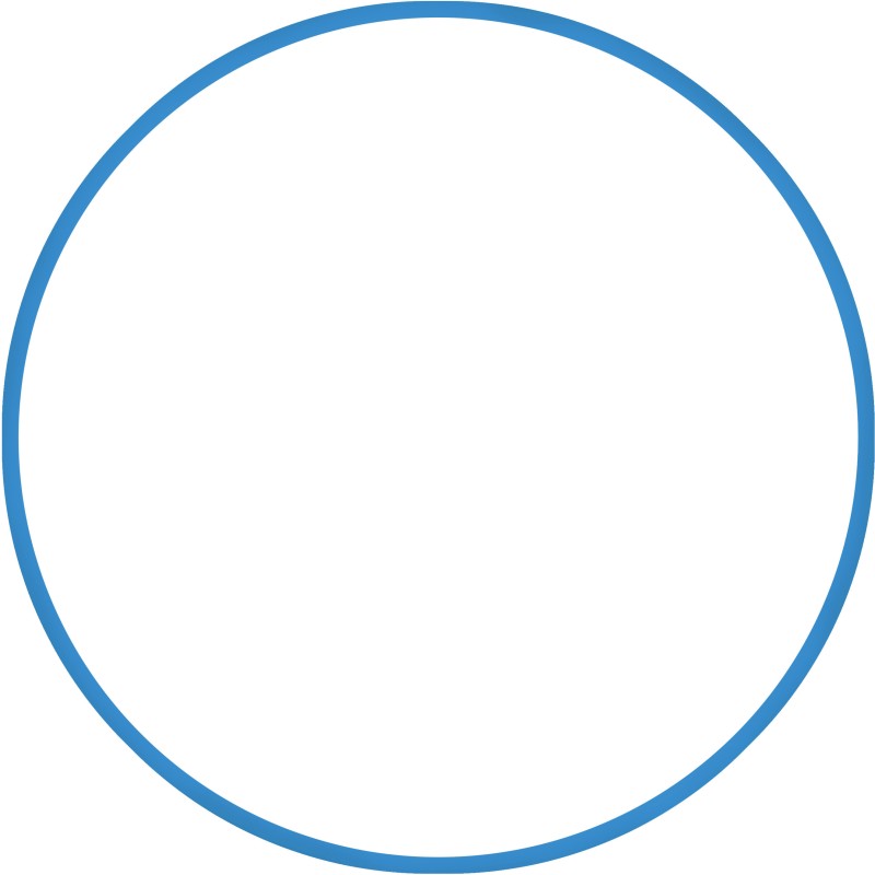 Χούλα-Χουπ 60cm - Φ18mm - 155gr, Μπλε