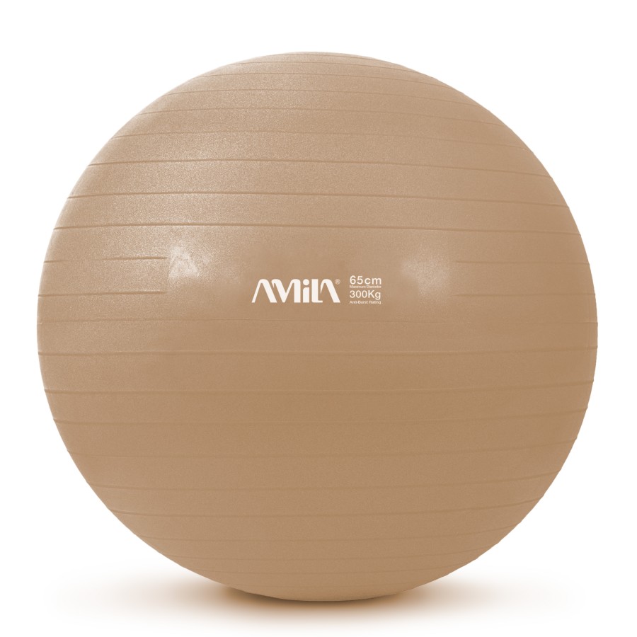 Μπάλα Γυμναστικής AMILA GYMBALL 65cm Χρυσή Bulk