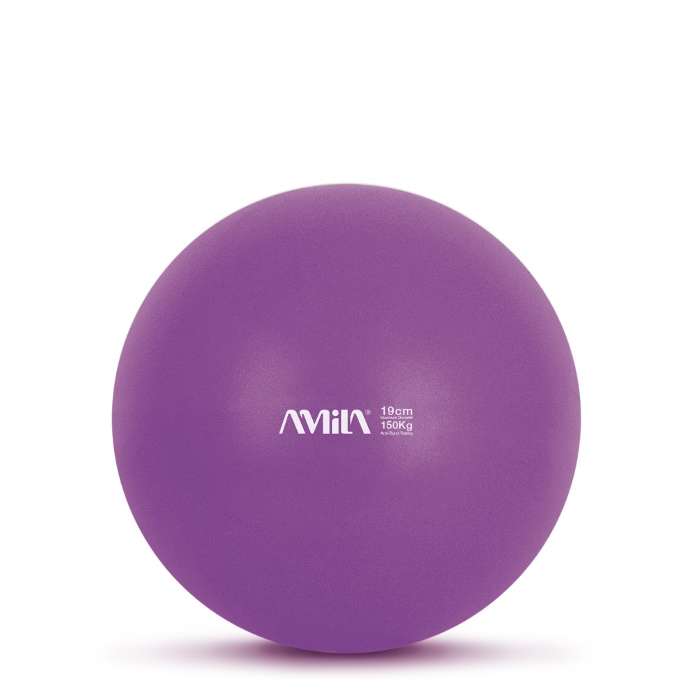 Μπάλα Γυμναστικής AMILA Pilates Ball 19cm Μωβ Bulk