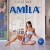 Μπάλα Γυμναστικής AMILA Pilates Ball 19 cm Μπλε Bulk