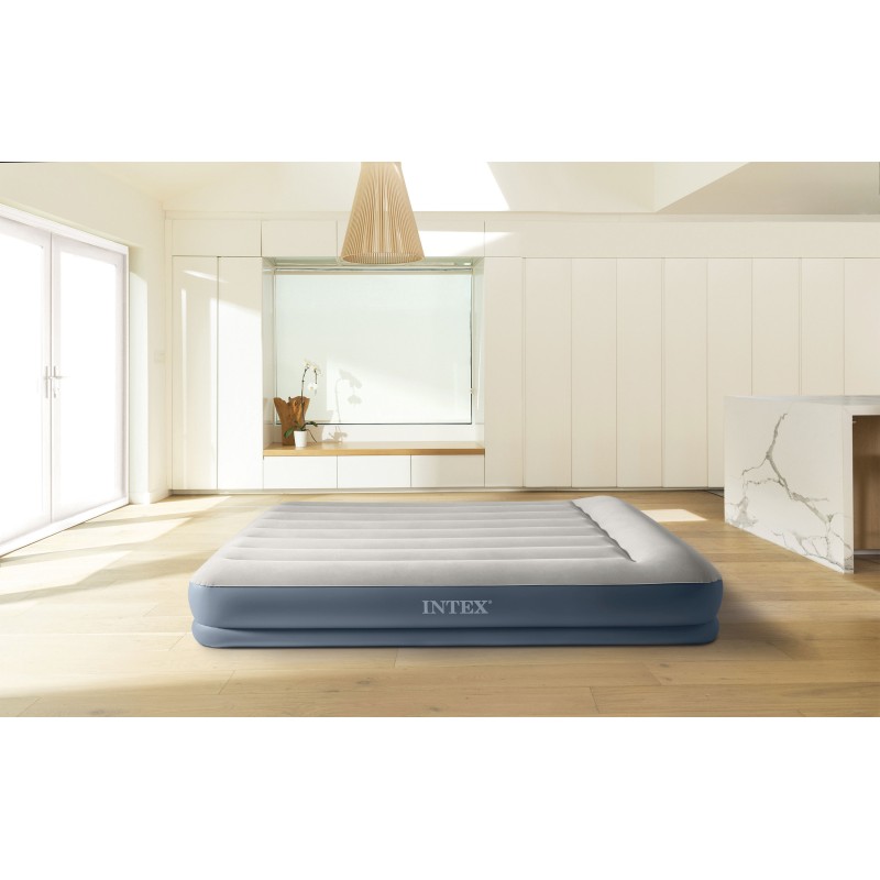 Φουσκωτό Στρώμα Ύπνου Intex Pillow Rest Mid-Rise Queen