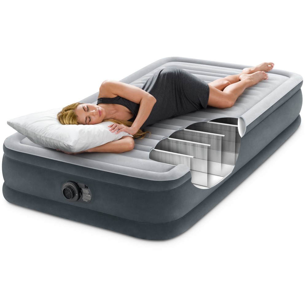 Φουσκωτό Στρώμα Ύπνου Intex Comfort-Plush Low Twin