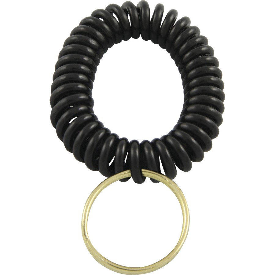 Κορδόνι Σπιράλ Χειρός FOX40 (Μαύρο/Μαύρο/Μαύρο)