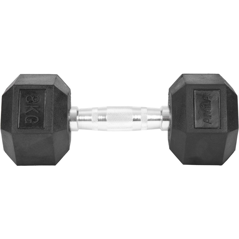 Αλτήρας Εξάγωνος Rubber Cover Class A - 8,0Kg