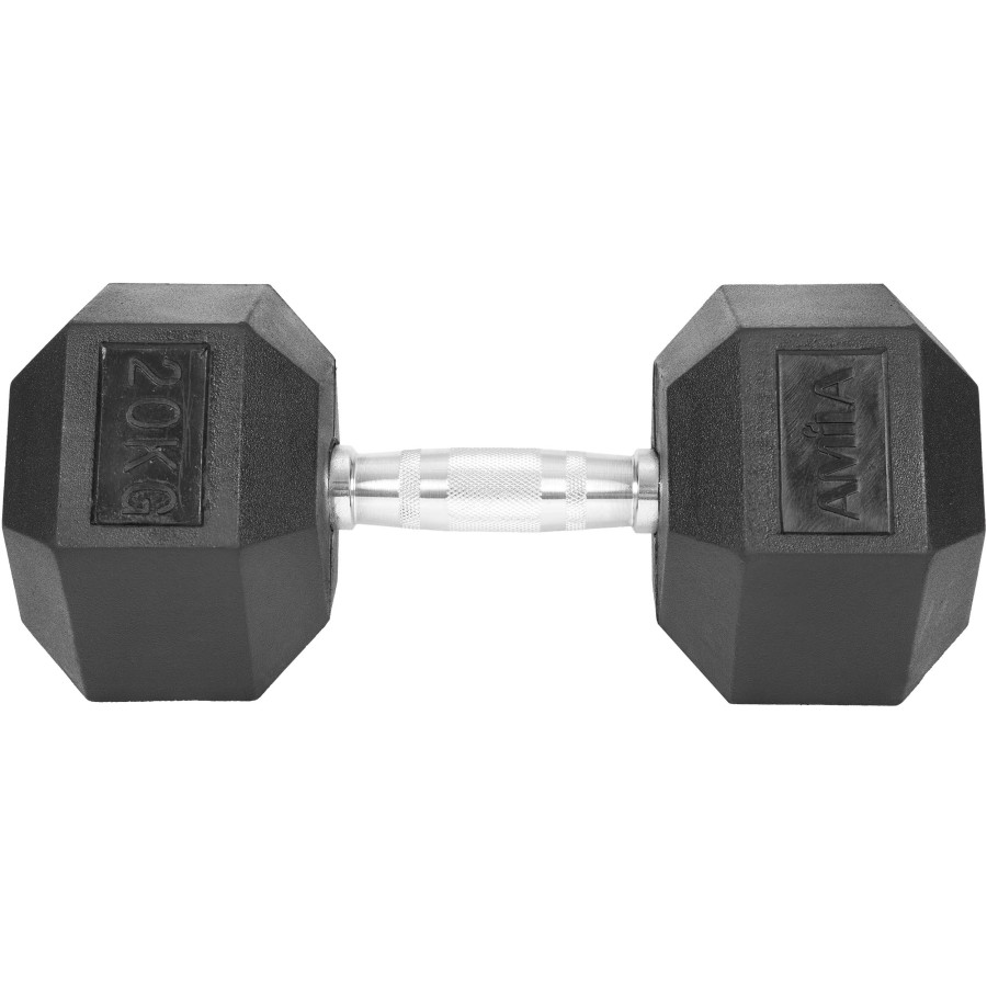 Αλτήρας Εξάγωνος Rubber Cover Class A - 20,0Kg