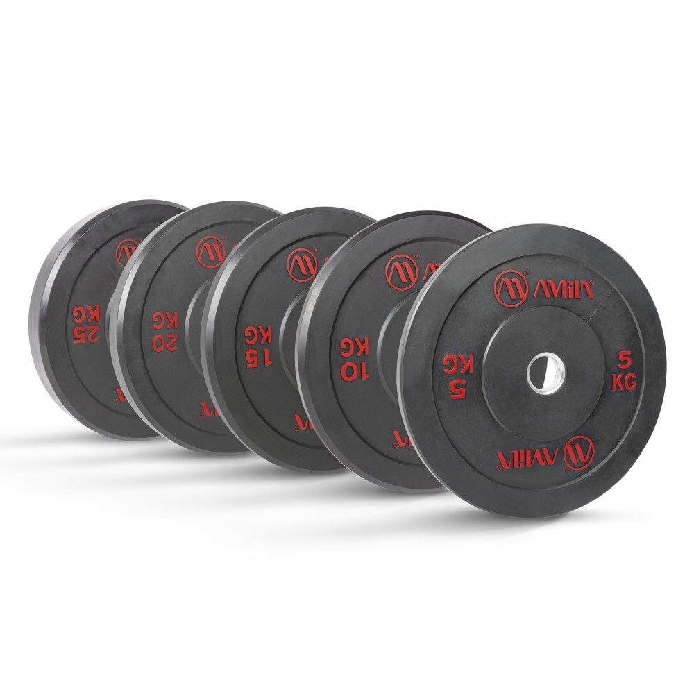 Δίσκος AMILA Black R Bumper Slim 50mm 5Kg