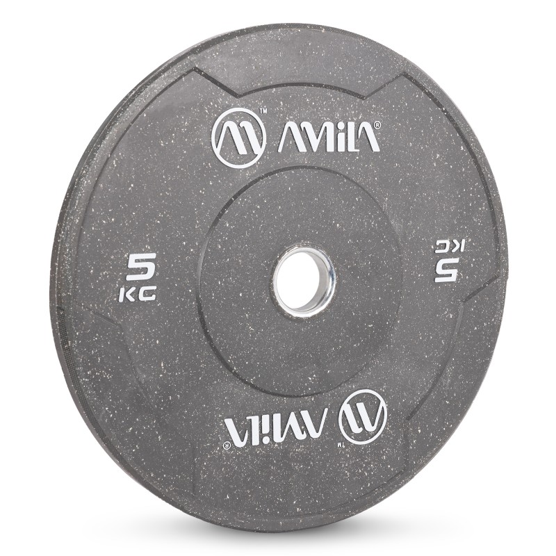 Δίσκος Color Bumper Plate Slim 50 mm 5 kg – Γκρι