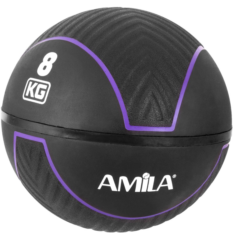 Μπάλα AMILA Medicine Ball HQ Rubber 8Kg