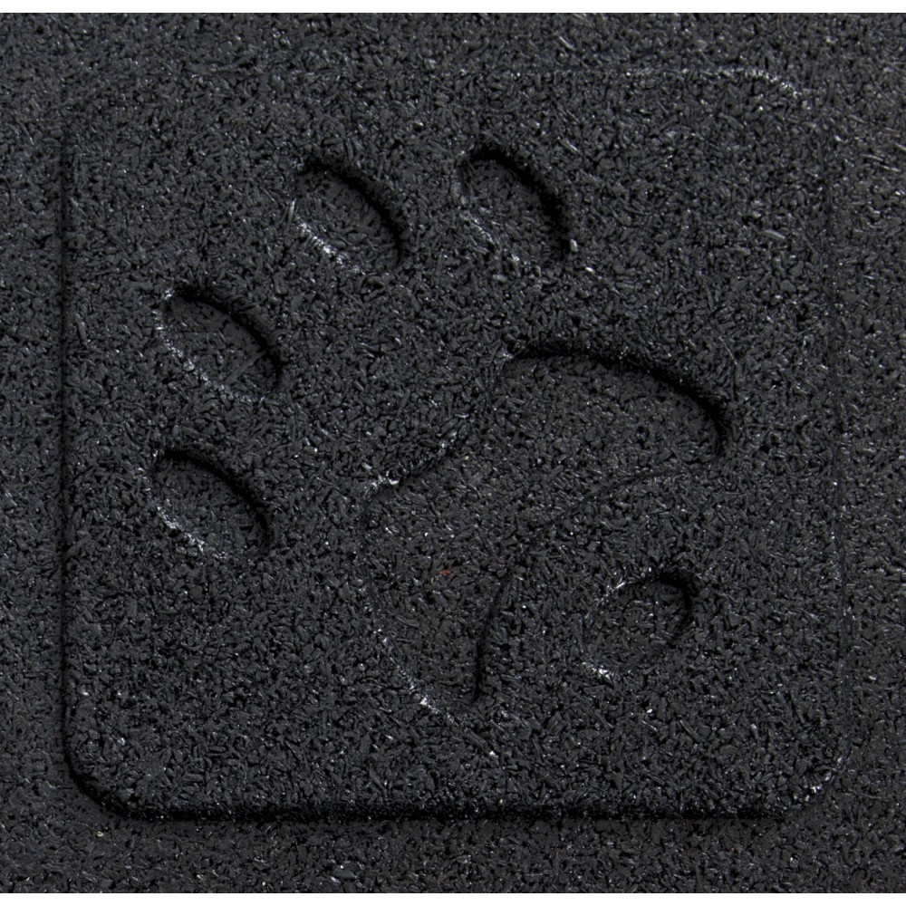 BEFIT PRO Επαγγελματικό Δάπεδο Γυμναστηρίου Μαύρο 100x100x2cm