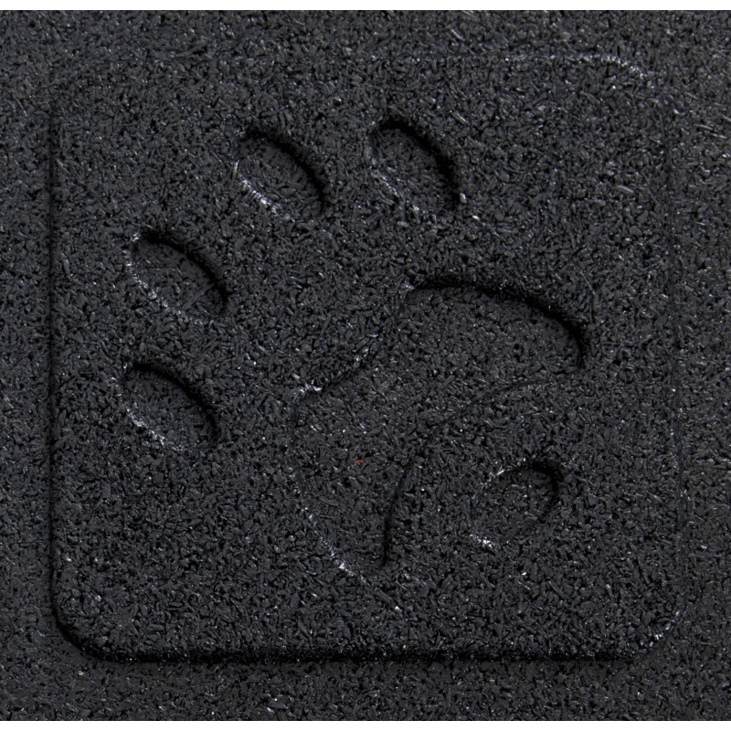 BEFIT PRO Επαγγελματικό Δάπεδο Γυμναστηρίου Μαύρο 100x100x2cm