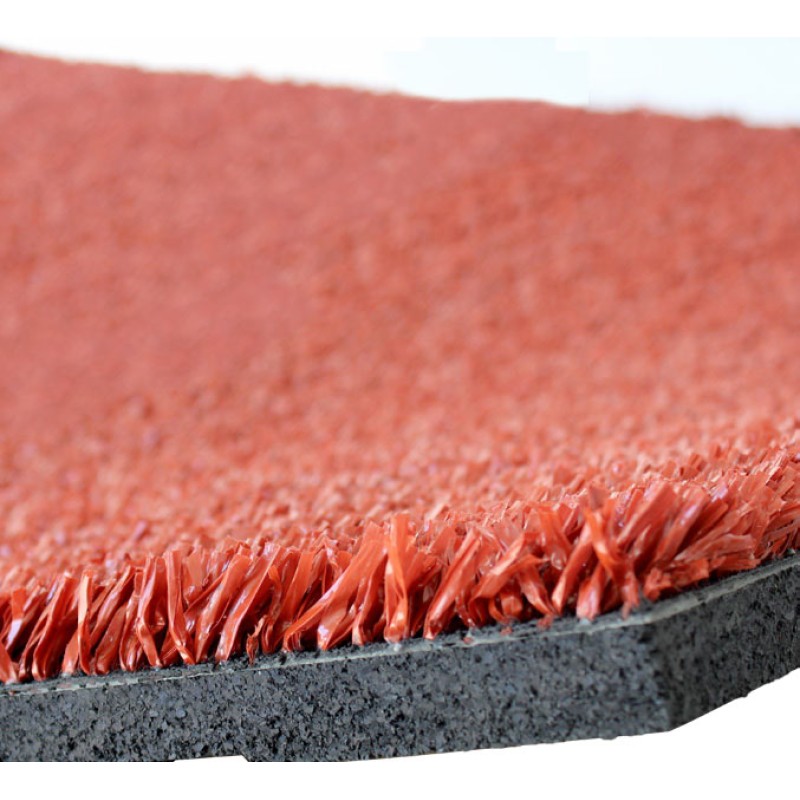 Λαστιχένιο Πάτωμα BeGREEN Astro Πλακάκι 98x98cm 20mm Κόκκινο