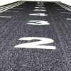 Χλοοτάπητας Sprint Track με Αρίθμηση Μήκους 10m Μαύρο