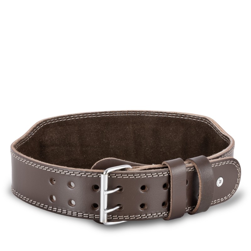 Ζώνη Άρσης Βαρών AMILA Δερμάτινη Καφέ A Quality M