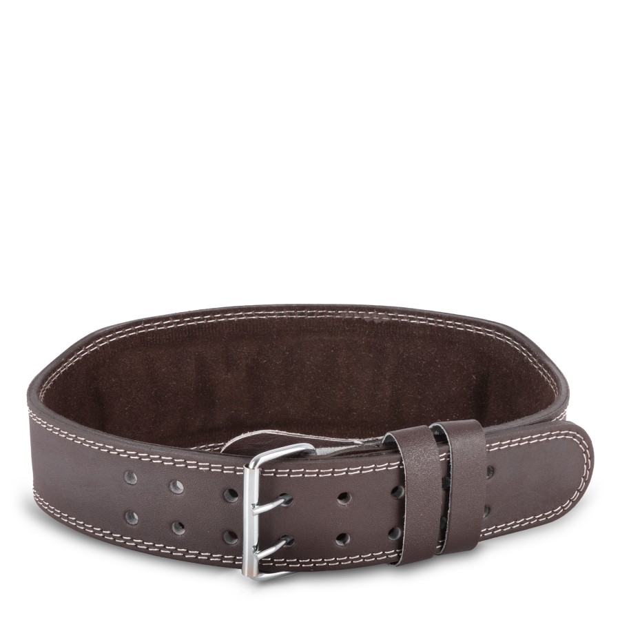 Ζώνη Άρσης Βαρών AMILA Δερμάτινη Καφέ C Quality L