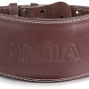 Ζώνη Άρσης Βαρών AMILA Δερμάτινη Καφέ B Quality L