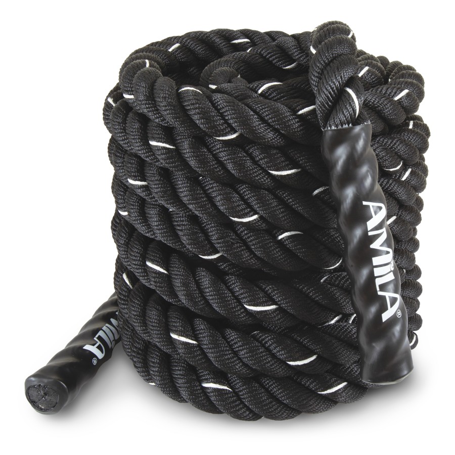 Σχοινί Προπόνησης Crossfit AMILA Battle Rope NS 15m