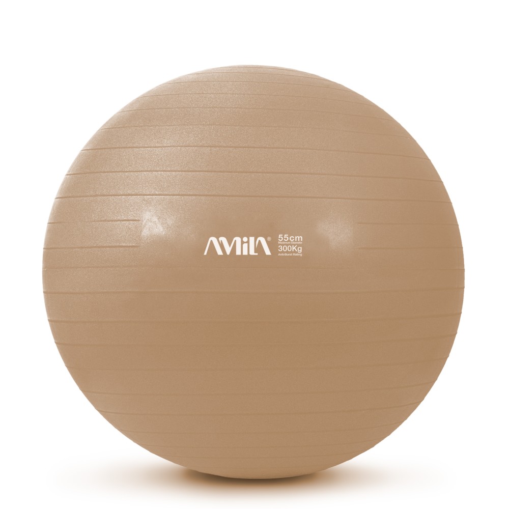 Μπάλα Γυμναστικής AMILA GYMBALL 55cm Χρυσή