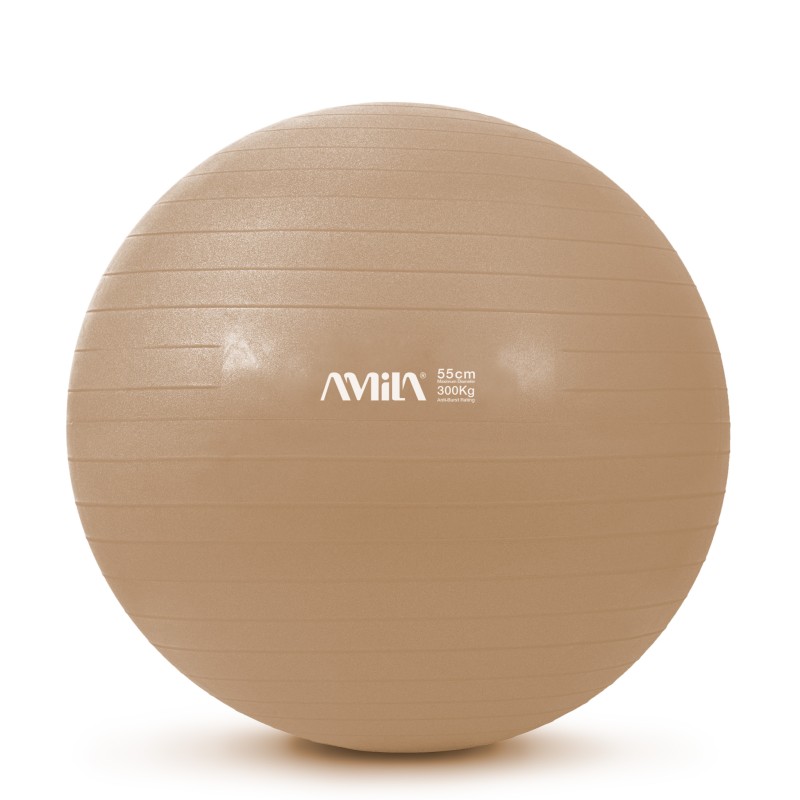 Μπάλα Γυμναστικής AMILA GYMBALL 55cm Χρυσή